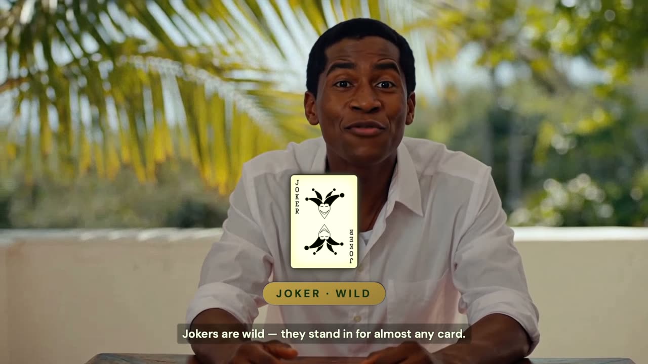 A Joker standing in for a missing card
